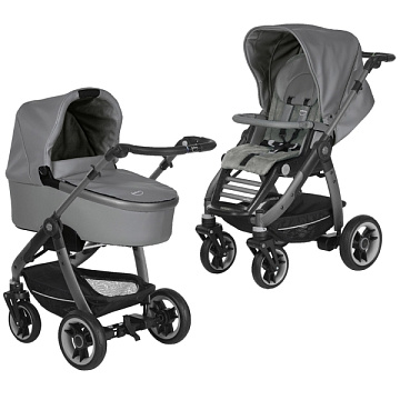 Детская коляска Teutonia Cosmo V4 2 в 1, эко-кожа