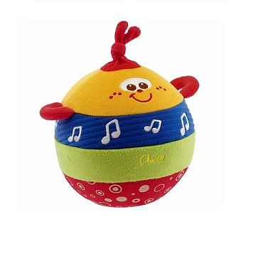 00905 Игрушка развивающая Chicco "Мячик мягкий музыкальный"