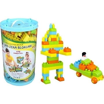Конструктор Pilsan Lux Intelligence №3 172 детали в ведре, 03-221