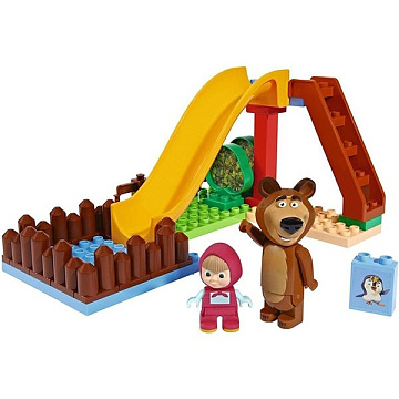 Конструктор Smoby Маша и Медведь, Бассейн, 29 деталей, 12/12 арт. 800057094