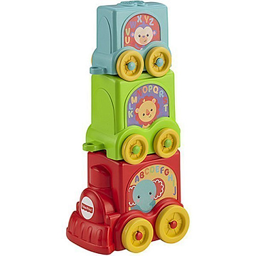 FP CBP38 Кубики-блоки Fisher Price Паровозики
