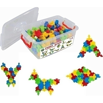 Конструктор Pilsan Funny Blocks 128 деталей, 03-236