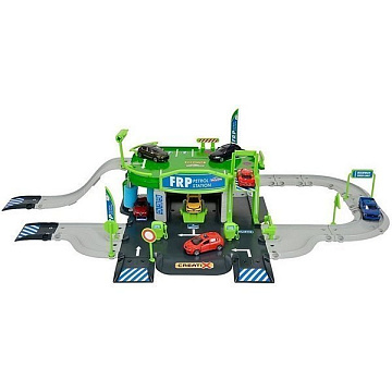 Паркинг Smoby Заправочная Станция Creatix + 1 авто Majorette арт. 2050010